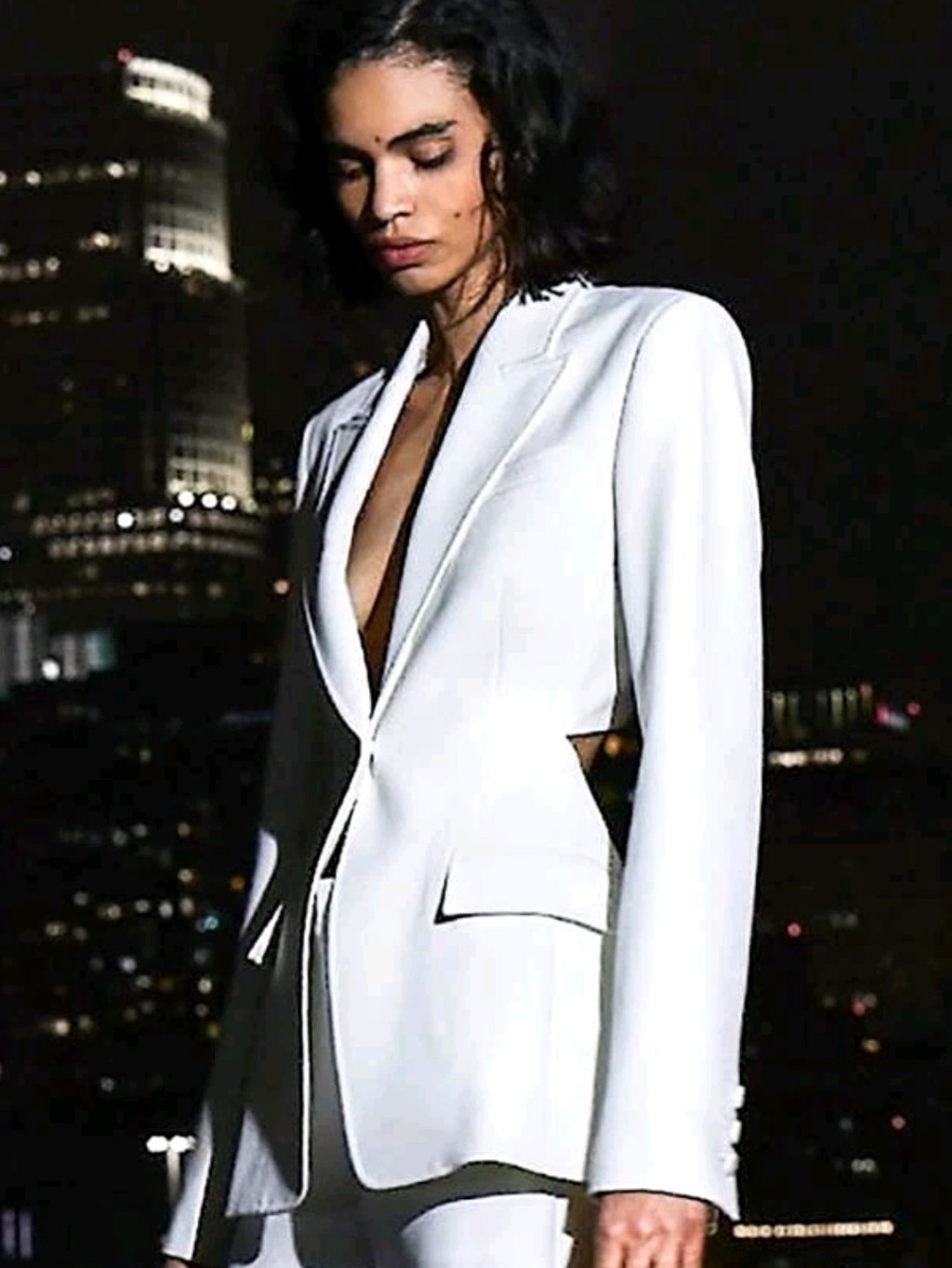 Alc Carlyle Blazer Winter White Size 6 Euc-Retail $595-Wang-Lang